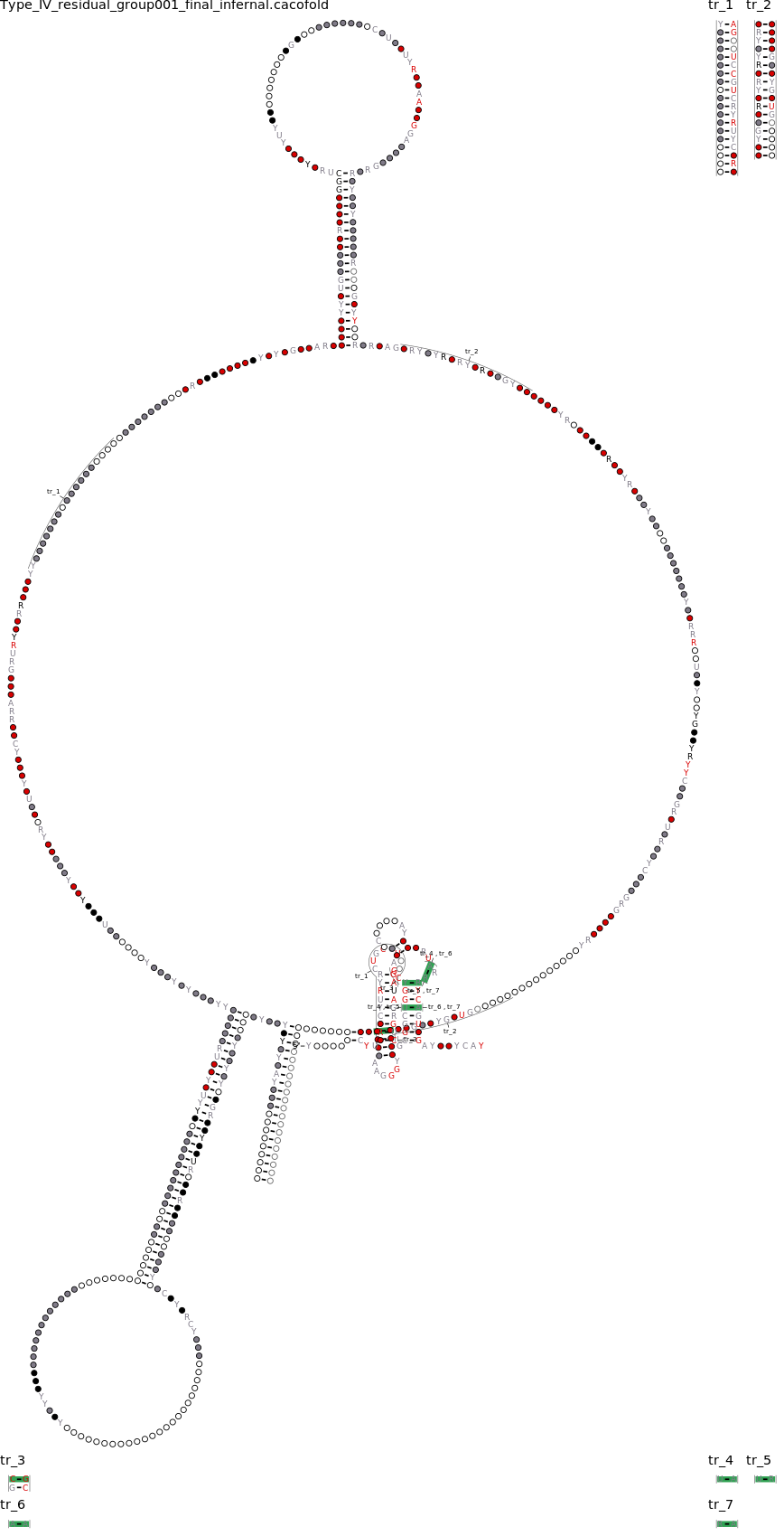 R-scape covariation plot of IRESG024