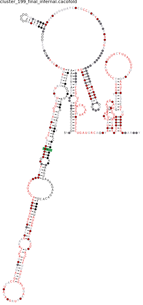 R-scape covariation plot of IRESG331